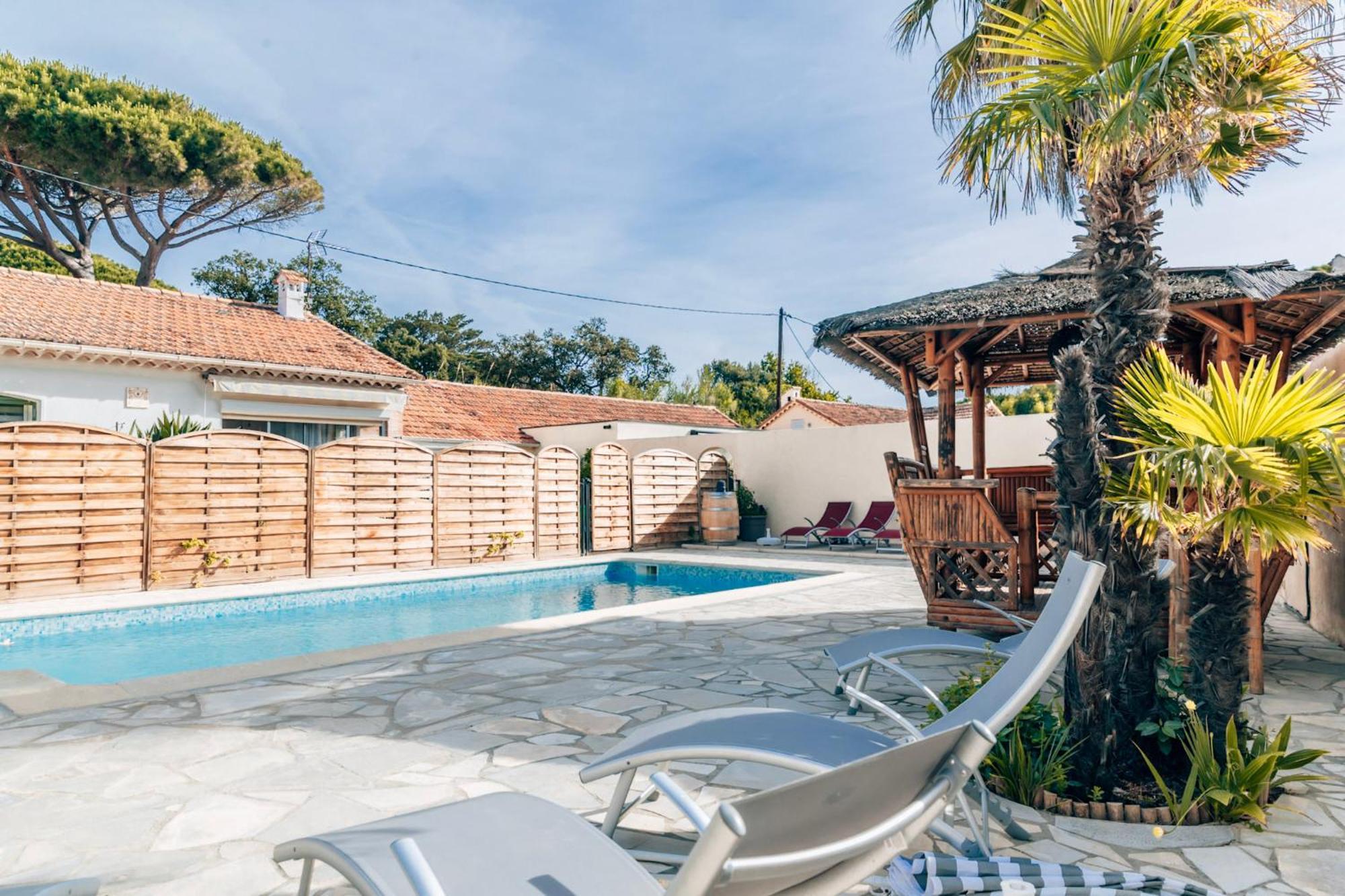 Reve D'Azur, 2 Chambres, Maison Julia En Bord De Mer A La Nartelle, Piscine Partagee, Parking & Terrasse Bbq, Wifi Et Draps Inclus Plage A Pied Sainte-Maxime Exteriér fotografie
